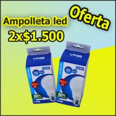 Ampolleta 9W led A60