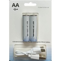 Pila AA recargable tipo C