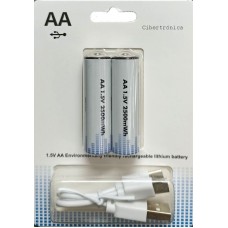 Pila AA recargable tipo C