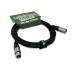 Cable audio XLR macho hembra