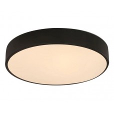 Plafón 24W. redondo negro luz neutra