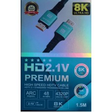 Cable HDMI 8K 1,5Mts.