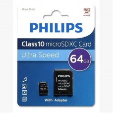 Memoria MicroSD 64GB. Philips